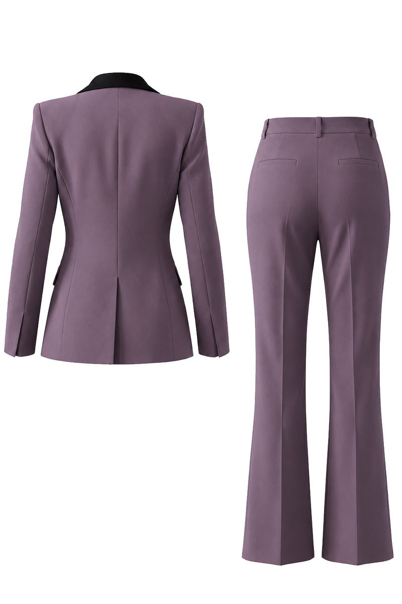 Load image into Gallery viewer, 2 Piece Dark Green Peak Lapel Single Breasted Slim Fit Prom Suits