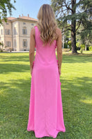 Load image into Gallery viewer, Yellow Sheath Floral One Shoulder Maxi Formal Dress