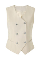 Load image into Gallery viewer, Black 3 Piece Notched Lapel Business Suits with Sleeves