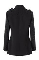 Load image into Gallery viewer, Sparkly Black Shawl Lapel Sequin Women Prom Blazer