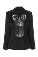 Load image into Gallery viewer, Sparkly Black Sequin Shawl Lapel Women Prom Blazer