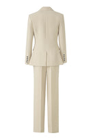 Load image into Gallery viewer, Black 3 Piece Notched Lapel Business Suits with Sleeves