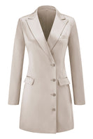 Load image into Gallery viewer, Champagne Peak Lapel Single Breasted Prom Blazer