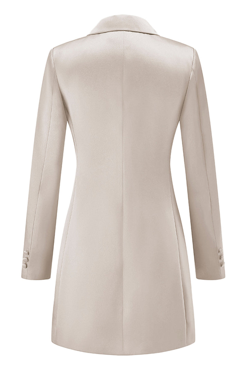 Load image into Gallery viewer, Champagne Peak Lapel Single Breasted Prom Blazer