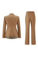 Load image into Gallery viewer, 2 Piece Black Shawl Lapel Women Prom Suits with Bow