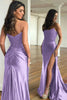 Load image into Gallery viewer, Sparkly Dark Navy Sheath Corset Long Prom Dress with Lace