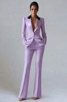 Load image into Gallery viewer, 2 Piece Dark Green Peak Lapel Single Breasted Slim Fit Prom Suits