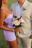 Load image into Gallery viewer, Lilac Sweetheart Keyhole Bodycon Short Prom Dress
