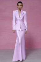 Load image into Gallery viewer, 2 Piece Ivory Peak Lapel Mermaid Long Business Suits