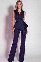 Load image into Gallery viewer, 2 Piece Grey Notched Lapel Business Suits with Sash