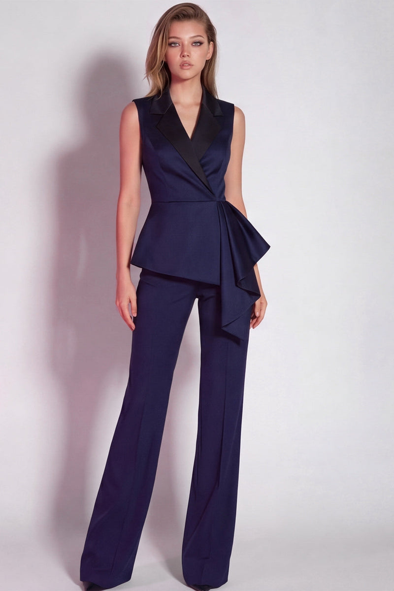 Load image into Gallery viewer, 2 Piece Grey Notched Lapel Business Suits with Sash