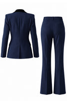 Load image into Gallery viewer, 2 Piece Dark Green Peak Lapel Single Breasted Slim Fit Prom Suits
