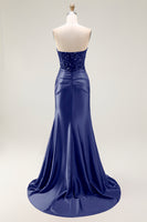 Load image into Gallery viewer, Sparkly Red Mermaid Sweetheart Long Sequin Prom Dress