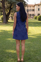 Load image into Gallery viewer, Floral Sage Green Short High Neck A Line Birthday Party Dress