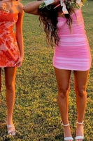 Load image into Gallery viewer, Red Bodycon Off the Shoulder Ruched Short Prom Dress