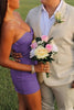 Load image into Gallery viewer, Lilac Sweetheart Keyhole Bodycon Short Prom Dress