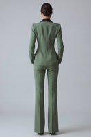 Load image into Gallery viewer, 2 Piece Dark Green Peak Lapel Single Breasted Slim Fit Prom Suits