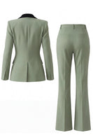 Load image into Gallery viewer, 2 Piece Dark Green Peak Lapel Single Breasted Slim Fit Prom Suits