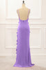 Load image into Gallery viewer, Sunset Backless Spaghetti Straps Prom Dress With Slit