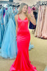 Load image into Gallery viewer, Glitter Pink Mermaid Long Prom Dress