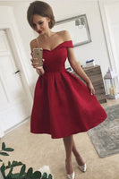 Load image into Gallery viewer, A-Line Off The Shoulder Light Pink Bridesmaid Dress