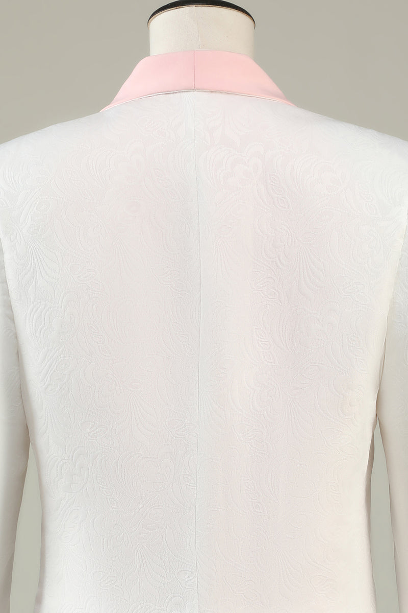 Load image into Gallery viewer, Light Pink Shawl Lapel 3 Piece Men&#39;s Prom Suits