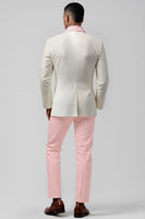 Load image into Gallery viewer, Light Pink Shawl Lapel 3 Piece Men&#39;s Prom Suits