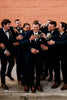Load image into Gallery viewer, Notched Lapel Dark Navy Men&#39;s Prom Suits