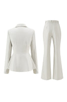 Load image into Gallery viewer, 2 Piece Grey Green Notched Lapel Women Prom Suits