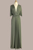 Load image into Gallery viewer, Olive Convertible Wear Long Bridesmaid Dress