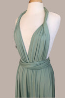 Load image into Gallery viewer, Agave Convertible Wear Long Bridesmaid Dress