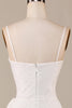 Load image into Gallery viewer, Tiered Spaghetti Straps Ivory Lace Bridal Dress
