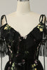 Load image into Gallery viewer, A-Line Spaghetti Straps Lavender Long Prom Dress with Embroidery