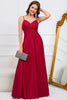 Load image into Gallery viewer, Spaghetti Straps Dark Green Long Prom Dress