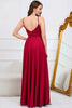 Load image into Gallery viewer, Spaghetti Straps Burgundy Long Prom Dress