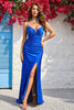Load image into Gallery viewer, Sparkly Royal Blue Long Prom Dress with Beading