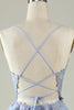 Load image into Gallery viewer, V-Neck Blush Beaded Short Prom Dress with Appliques