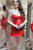 Load image into Gallery viewer, Royal Blue Strapless Satin Tight Short Prom Dress