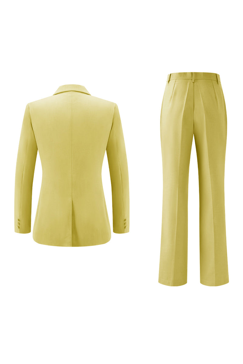 Load image into Gallery viewer, 2 Piece Lilac Peak Lapel Women Prom Suits with Sash