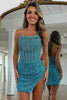 Load image into Gallery viewer, Sparkly Red Strapless Tight Corset Rhinestones Short Prom Dress
