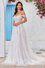 Load image into Gallery viewer, Ivory Detachable Off the Shoulder Corset Tulle Wedding Dress