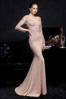 Load image into Gallery viewer, White Applique Mermaid Prom Dress