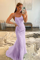 Load image into Gallery viewer, Spaghetti Straps Mermaid Prom Dress