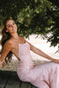 Load image into Gallery viewer, Pink Mermaid Long Prom Dress with Appliques