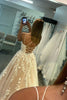 Load image into Gallery viewer, Princess Yellow Spaghetti Straps Prom Dress