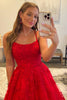 Load image into Gallery viewer, Princess Yellow Spaghetti Straps Prom Dress