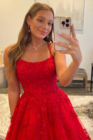 Load image into Gallery viewer, Princess Yellow Spaghetti Straps Prom Dress