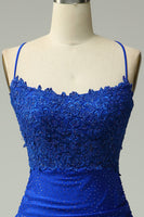 Load image into Gallery viewer, Mermaid Halter Dark Green Long Prom Dress with Beading