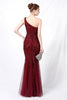 Load image into Gallery viewer, Mermaid One Shoulder Prom Dress with Appliques