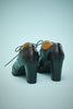 Load image into Gallery viewer, Black Leather Chunky Heels